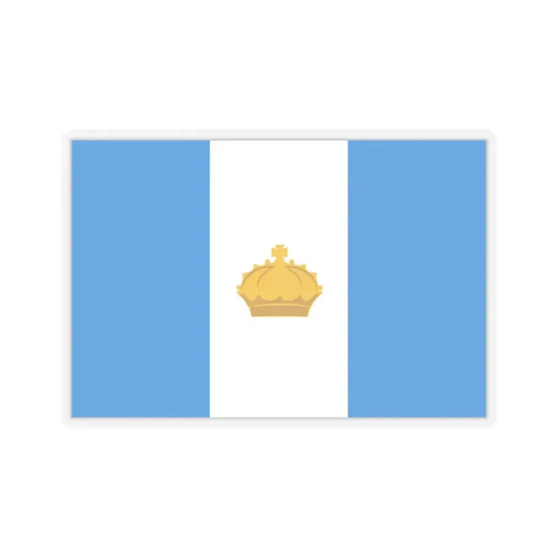 Flag of Ulyanovsk Russia - STICKER Vinyl Kiss-Cut Decal 3 Inch Transparent - The Sticker Space