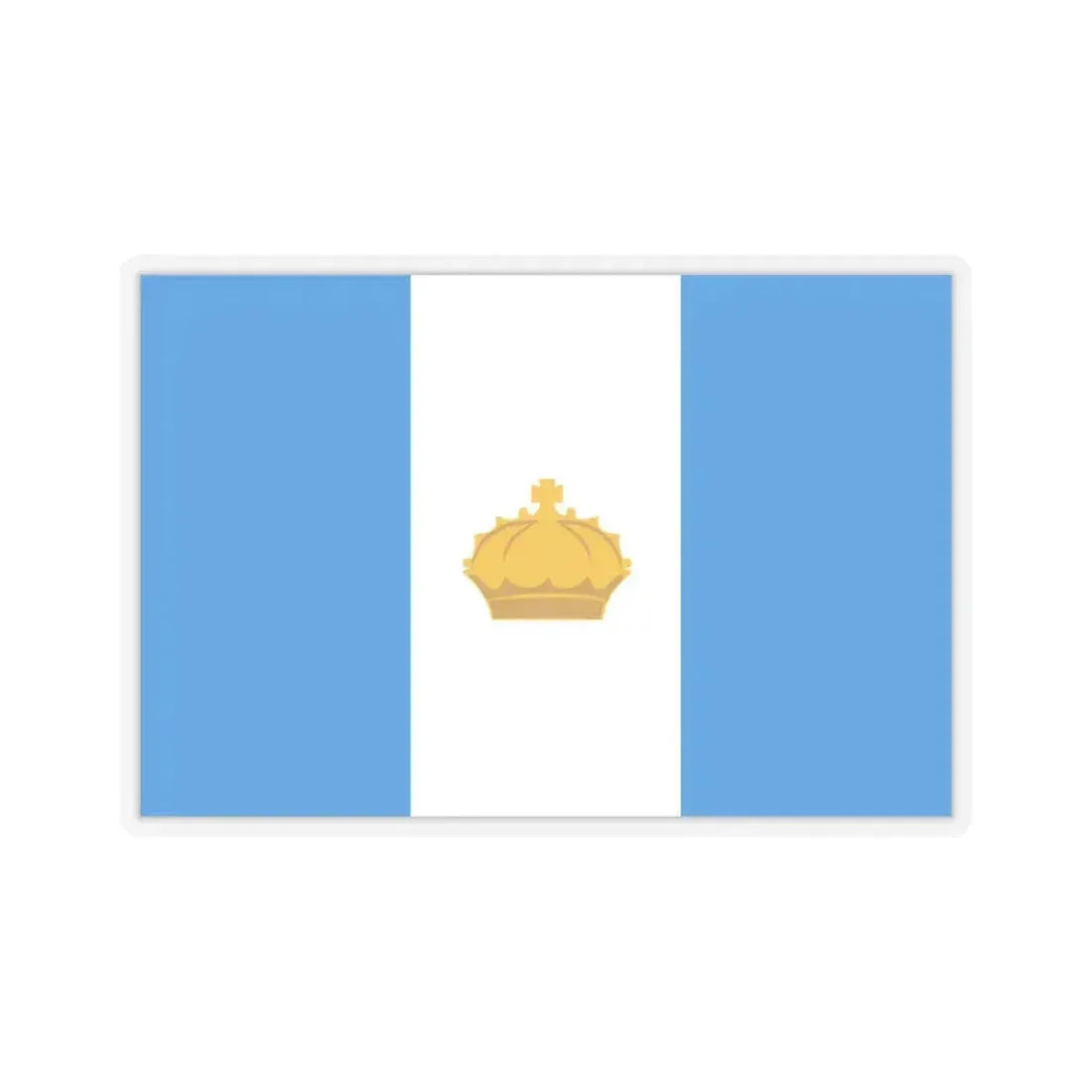 Flag of Ulyanovsk Russia - STICKER Vinyl Kiss-Cut Decal 4 Inch Transparent - The Sticker Space