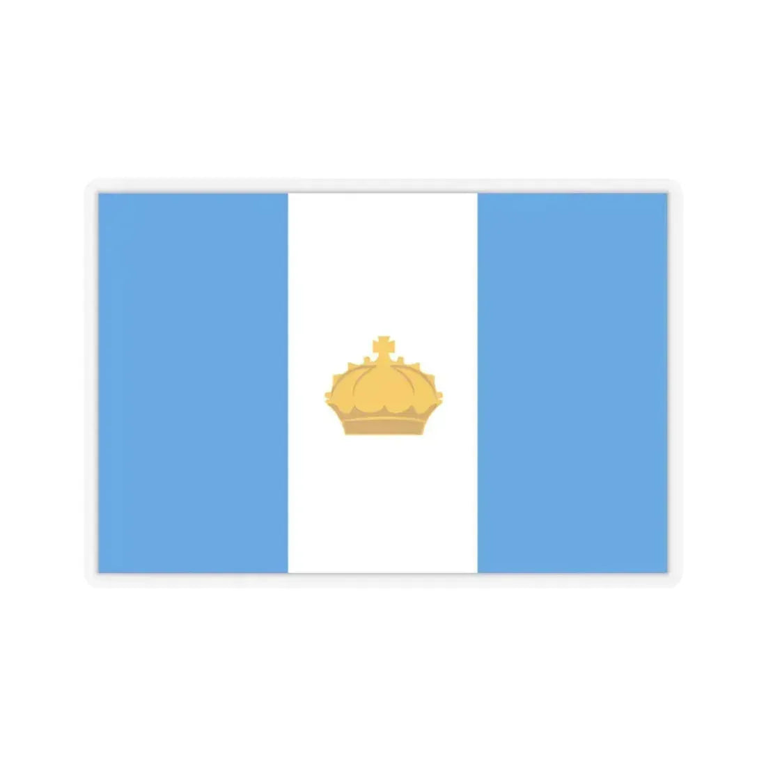 Flag of Ulyanovsk Russia - STICKER Vinyl Kiss-Cut Decal 6 Inch Transparent - The Sticker Space