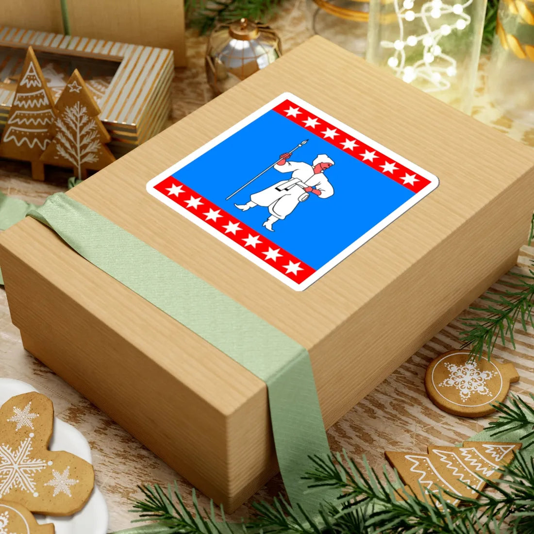 Flag of Uman Ukraine (Ukraine) STICKER Vinyl Kiss-Cut Decal - The Sticker Space