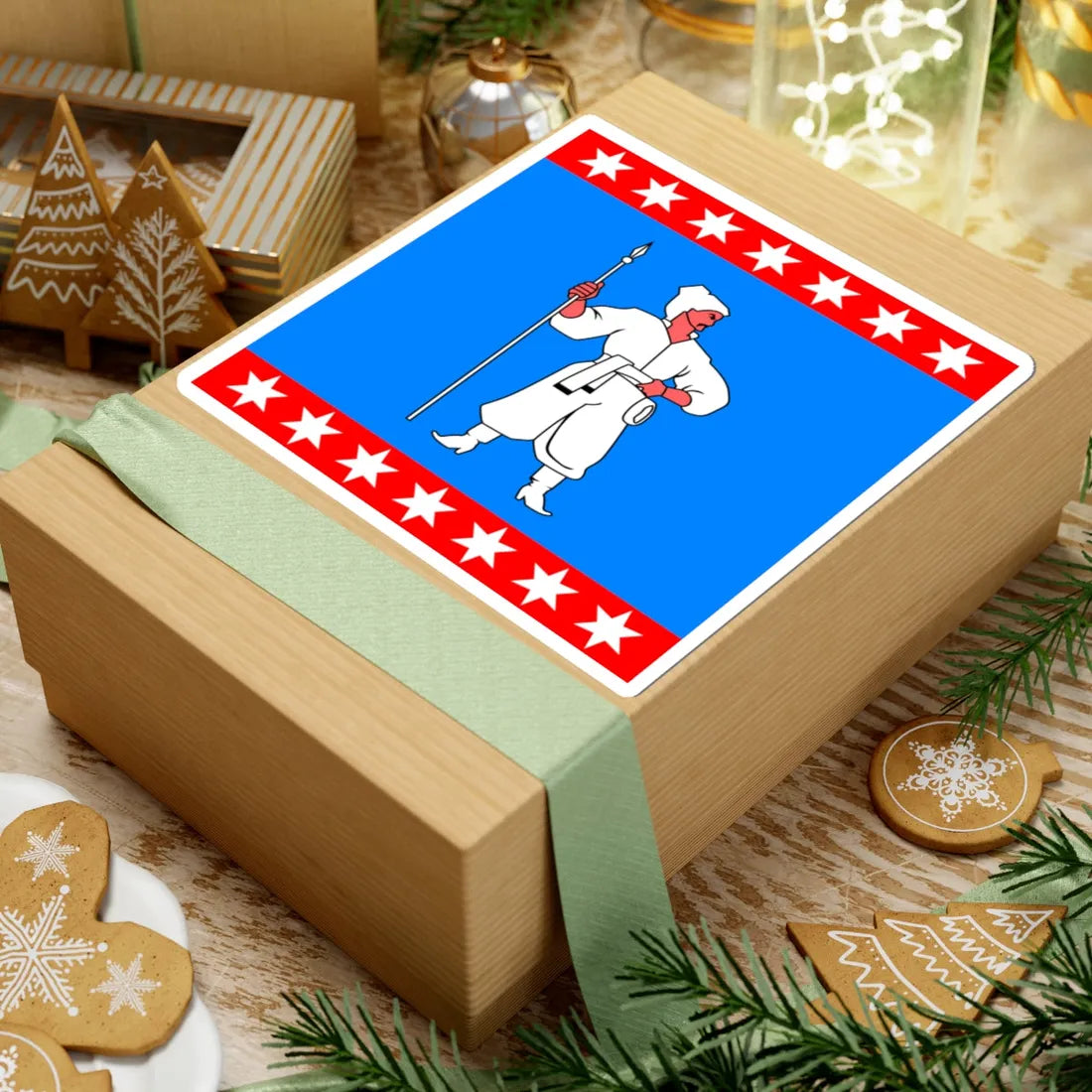 Flag of Uman Ukraine (Ukraine) STICKER Vinyl Kiss-Cut Decal - The Sticker Space