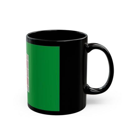 Flag of Umbria Italy - Black Coffee Mug-The Sticker Space