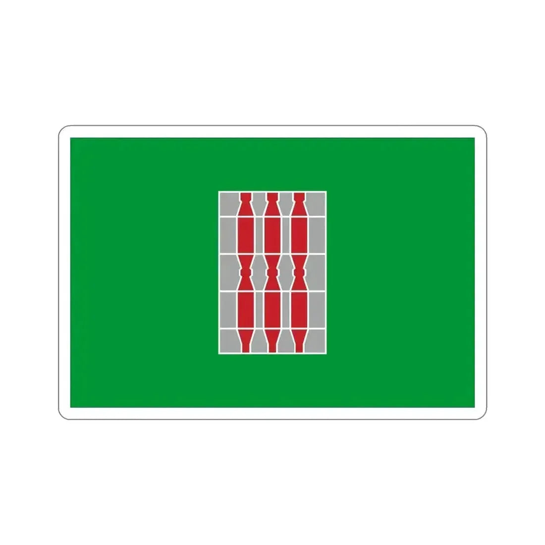 Flag of Umbria Italy STICKER Vinyl Die-Cut Decal 6 Inch - The Sticker Space