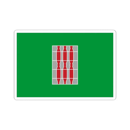 Flag of Umbria Italy - STICKER Vinyl Kiss-Cut Decal 2 Inch White - The Sticker Space