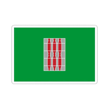 Flag of Umbria Italy - STICKER Vinyl Kiss-Cut Decal 3 Inch White - The Sticker Space