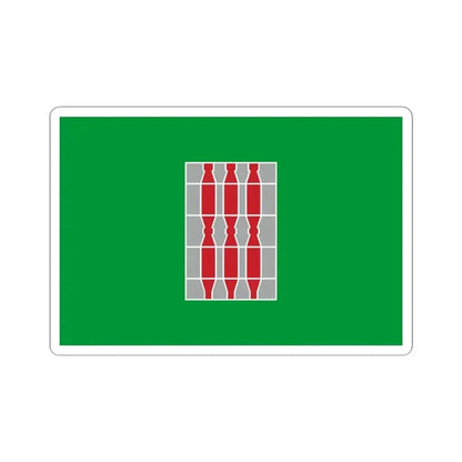 Flag of Umbria Italy - STICKER Vinyl Kiss-Cut Decal 4 Inch White - The Sticker Space