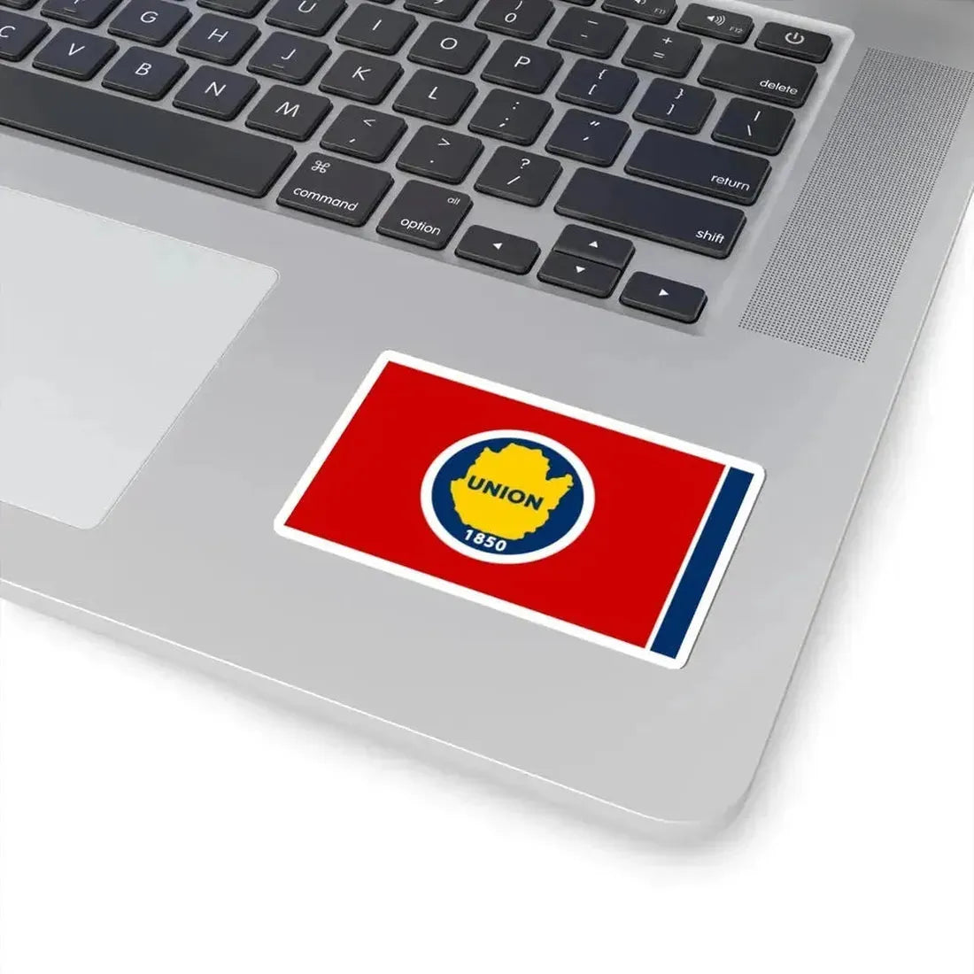 Flag of Union County Tennessee (United States) STICKER Vinyl Kiss-Cut Decal - The Sticker Space