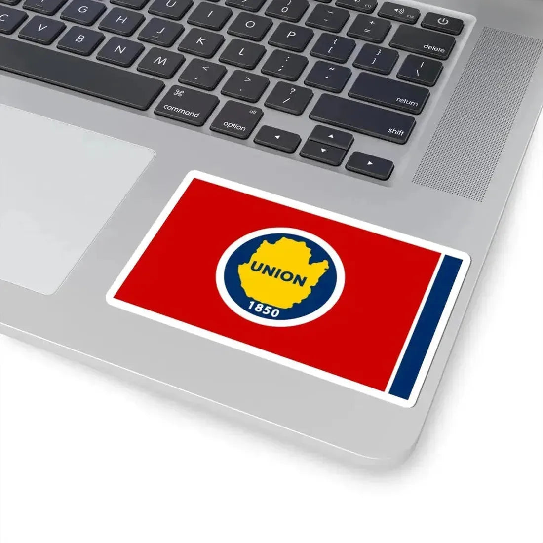 Flag of Union County Tennessee (United States) STICKER Vinyl Kiss-Cut Decal - The Sticker Space