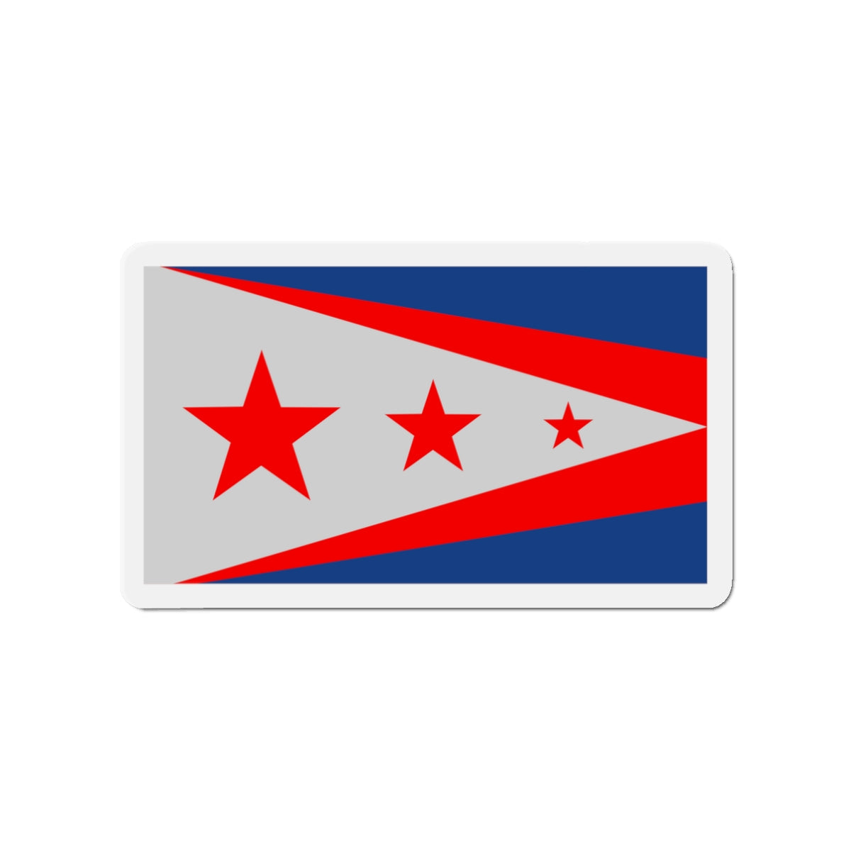 Flag of Union Kentucky - Die-Cut Magnet-3" x 3"-The Sticker Space