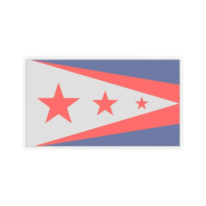 Flag of Union, Kentucky - STICKER Vinyl Kiss-Cut Decal 4 Inch Transparent - The Sticker Space