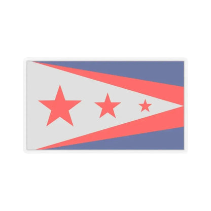 Flag of Union, Kentucky - STICKER Vinyl Kiss-Cut Decal 6 Inch Transparent - The Sticker Space