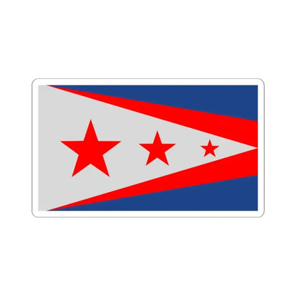 Flag of Union Kentucky (United States) STICKER Vinyl Kiss-Cut Decal 3 Inch White - The Sticker Space