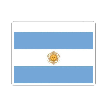 Flag of Unitarian Party exiled (Argentina) STICKER Vinyl Kiss-Cut Decal 6 Inch White - The Sticker Space
