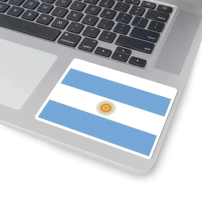 Flag of Unitarian Party exiled (Argentina) STICKER Vinyl Kiss-Cut Decal - The Sticker Space