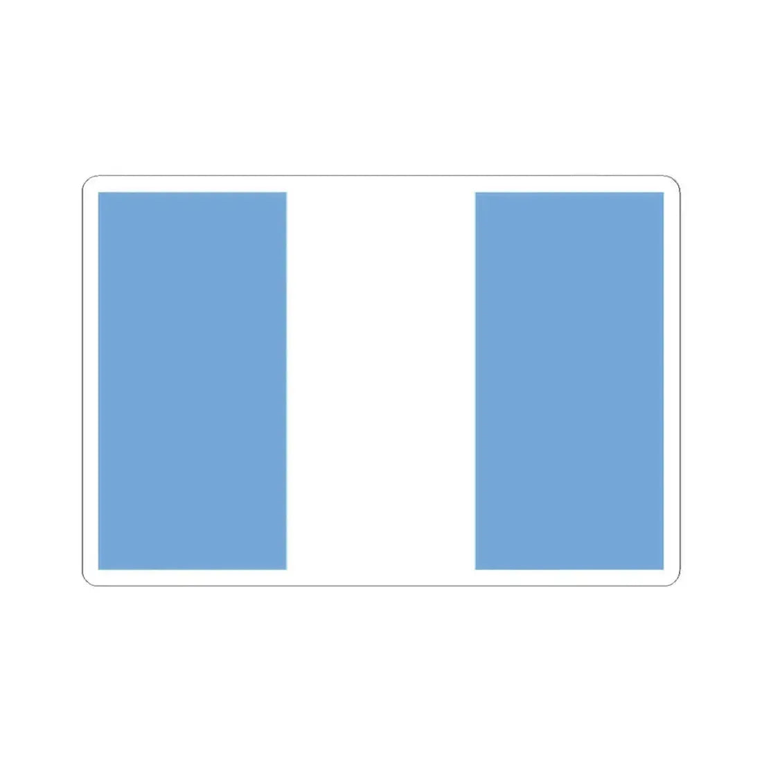 Flag of Unitarian Party Navy (Argentina) STICKER Vinyl Kiss-Cut Decal 2 Inch White - The Sticker Space