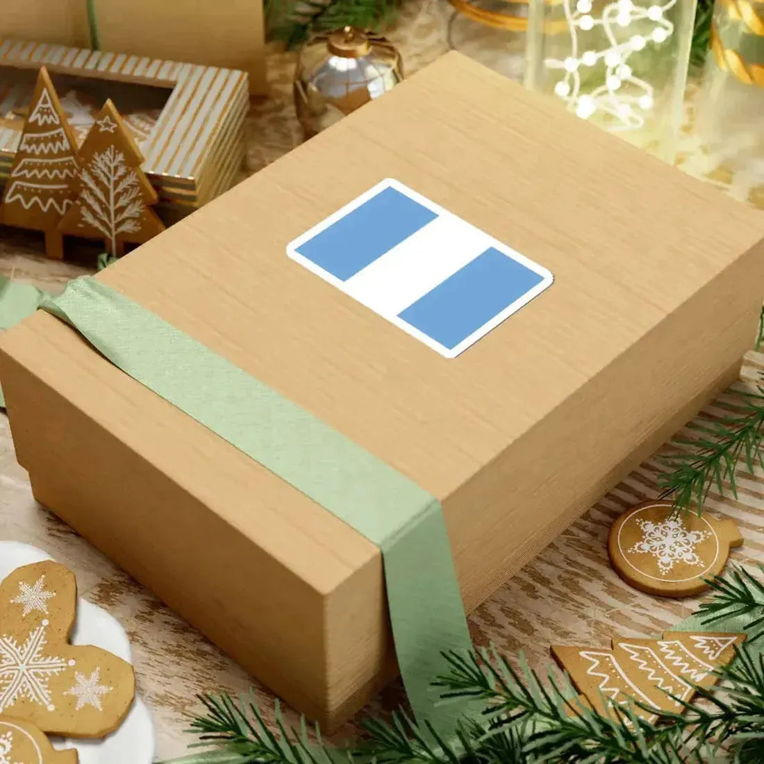 Flag of Unitarian Party Navy (Argentina) STICKER Vinyl Kiss-Cut Decal - The Sticker Space