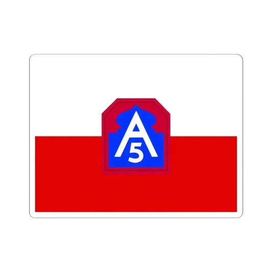Flag of United States Army North (United States) STICKER Vinyl Kiss-Cut Decal 2 Inch White - The Sticker Space