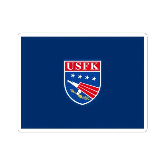 Flag of United States Forces Korea (United States) STICKER Vinyl Kiss-Cut Decal 2 Inch White - The Sticker Space
