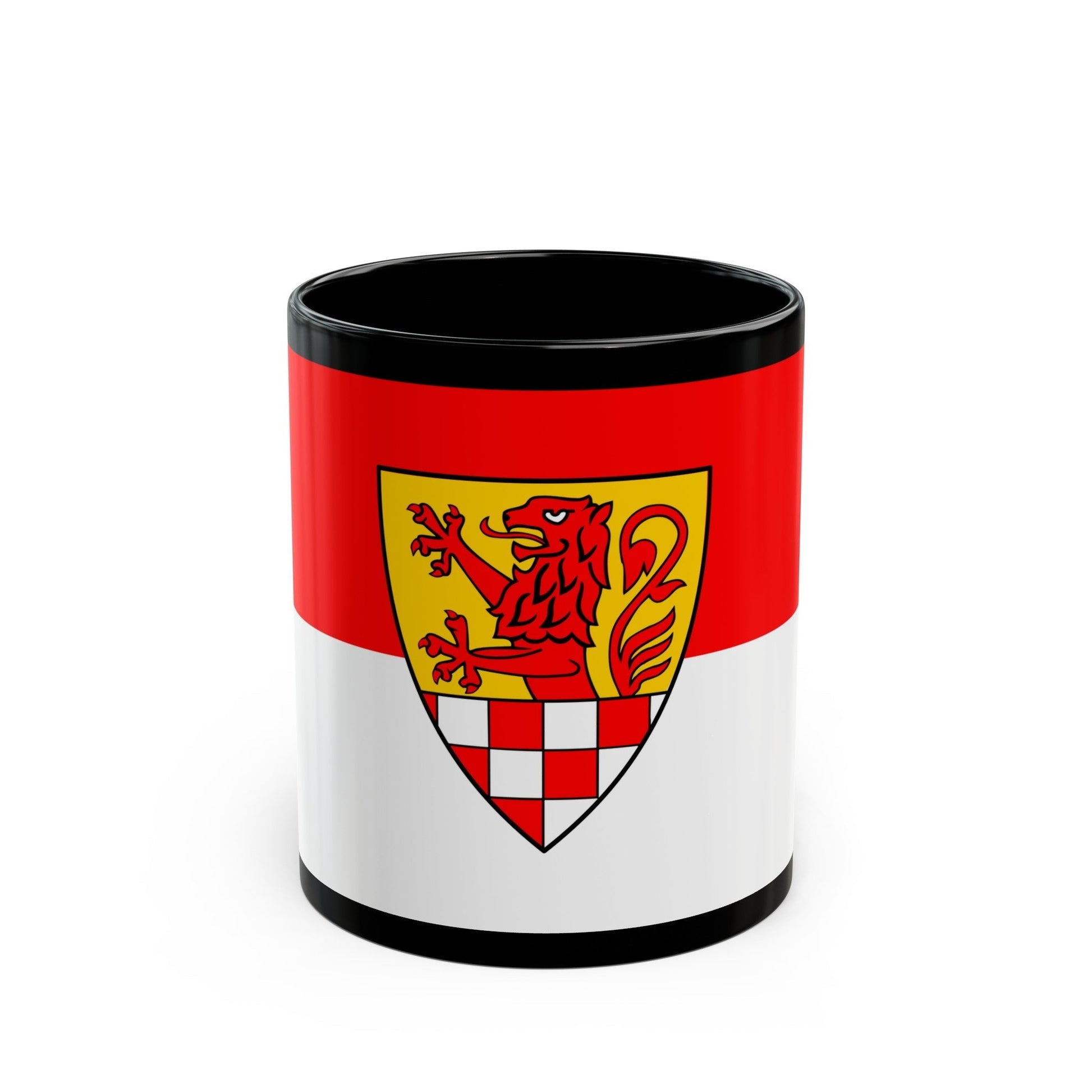 Flag of Unna Germany - Black Coffee Mug-11oz-The Sticker Space