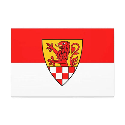 Flag of Unna Germany - Canvas Wall Art 24″ x 16″ 1.25" - The Sticker Space