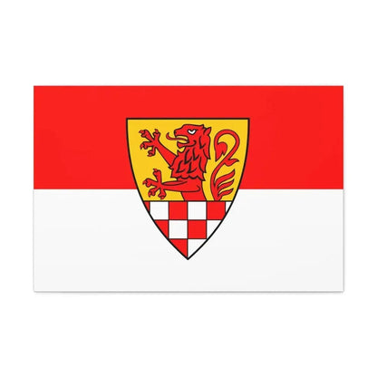 Flag of Unna Germany - Canvas Wall Art 30" x 20" 1.25" - The Sticker Space