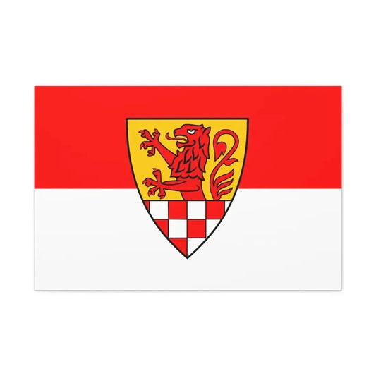 Flag of Unna Germany - Canvas Wall Art 36" x 24" 1.25" - The Sticker Space