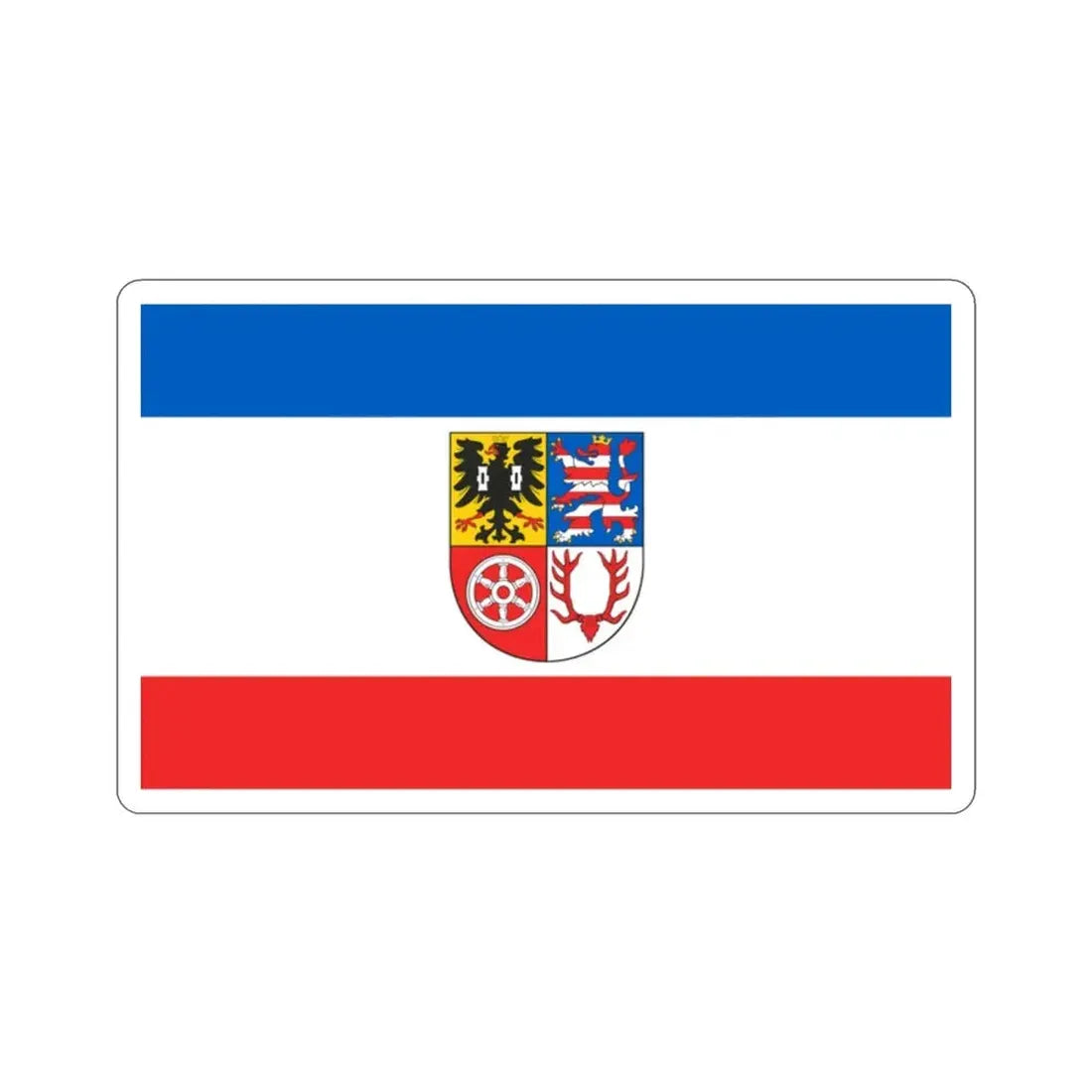 Flag of Unstrut Hainich Kreis Germany STICKER Vinyl Die-Cut Decal - The Sticker Space