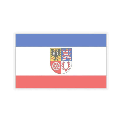 Flag of Unstrut Hainich Kreis Germany - STICKER Vinyl Kiss-Cut Decal 2 Inch Transparent - The Sticker Space