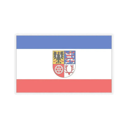Flag of Unstrut Hainich Kreis Germany - STICKER Vinyl Kiss-Cut Decal 3 Inch Transparent - The Sticker Space