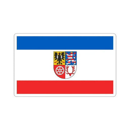 Flag of Unstrut Hainich Kreis Germany - STICKER Vinyl Kiss-Cut Decal 3 Inch White - The Sticker Space