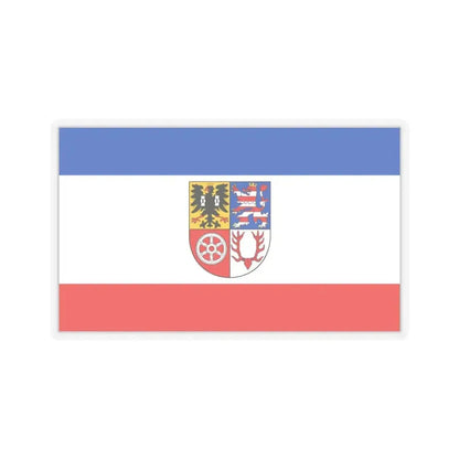 Flag of Unstrut Hainich Kreis Germany - STICKER Vinyl Kiss-Cut Decal 6 Inch Transparent - The Sticker Space
