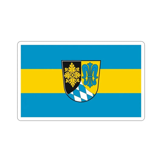 Flag of Unterallgäu Germany STICKER Vinyl Die-Cut Decal 6 Inch - The Sticker Space