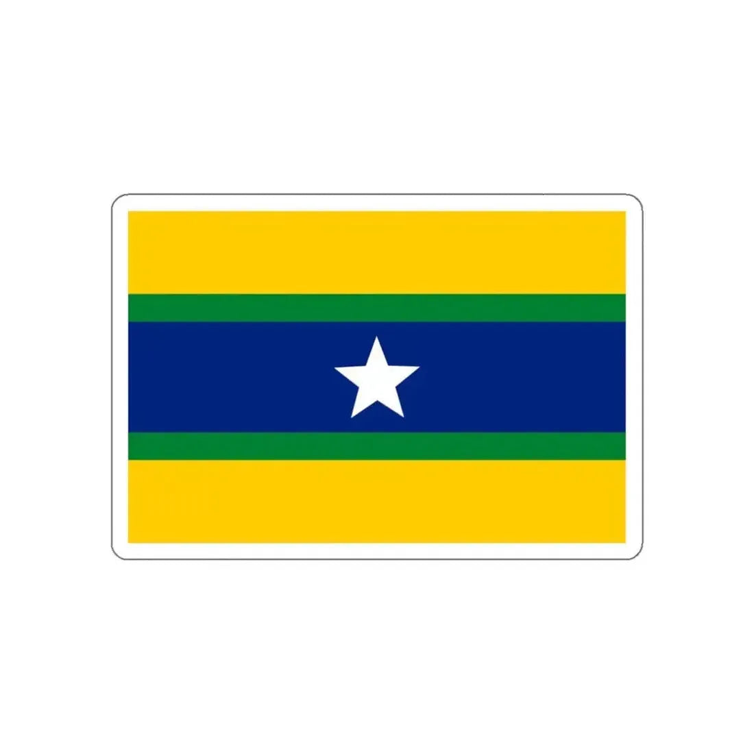 Flag of Upata Venezuela STICKER Vinyl Die-Cut Decal - The Sticker Space