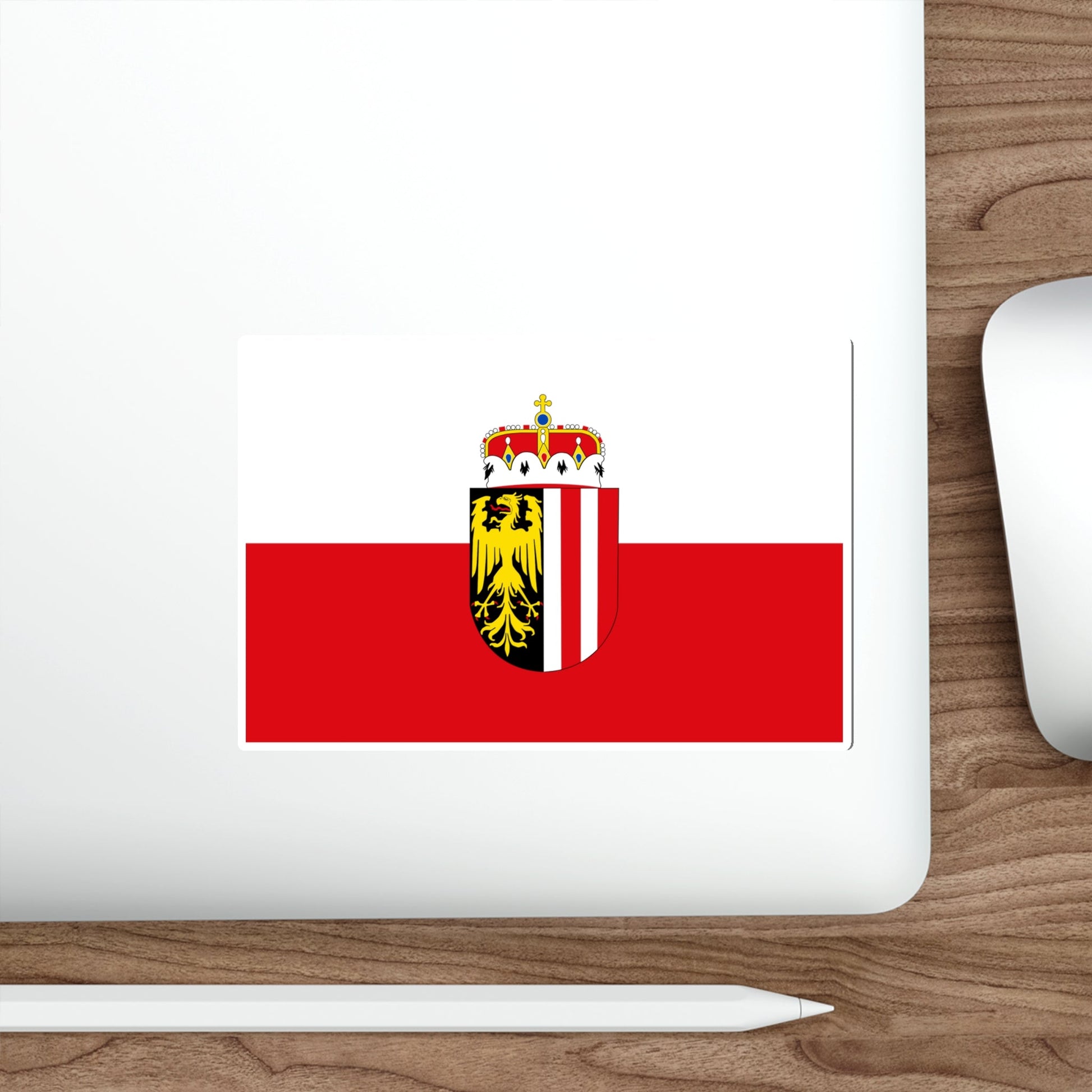 Flag of Upper Austria Oberösterreich Austria STICKER Vinyl Die-Cut Decal-The Sticker Space