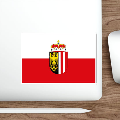 Flag of Upper Austria Oberösterreich Austria STICKER Vinyl Die-Cut Decal-The Sticker Space