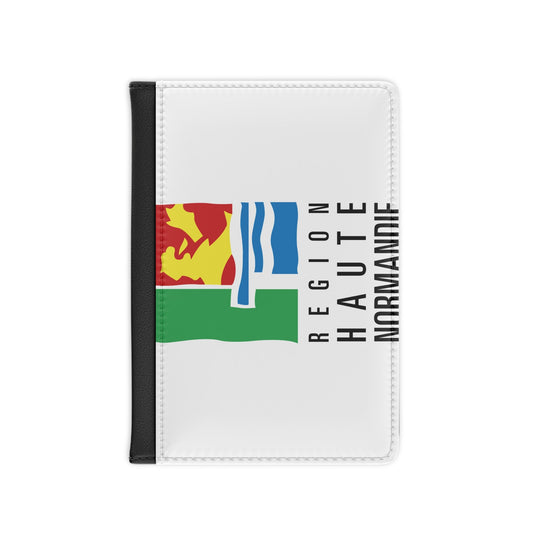 Flag of Upper Normandy France 2 - Passport Holder