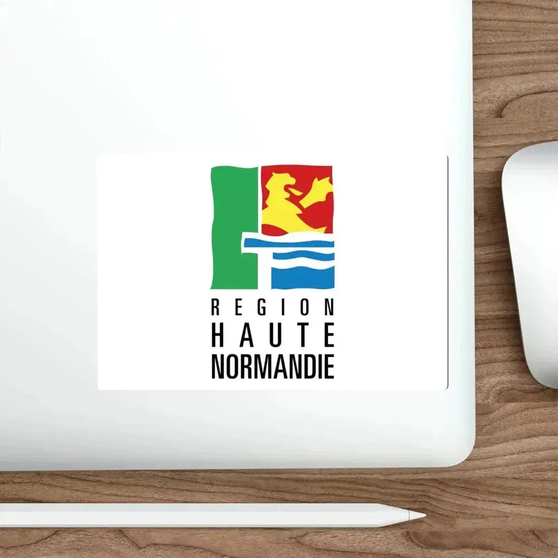 Flag of Upper Normandy France 2 STICKER Vinyl Die-Cut Decal - The Sticker Space