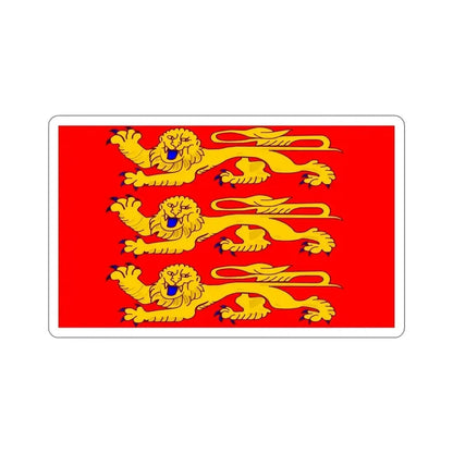 Flag of Upper Normandy France STICKER Vinyl Die-Cut Decal 4 Inch - The Sticker Space