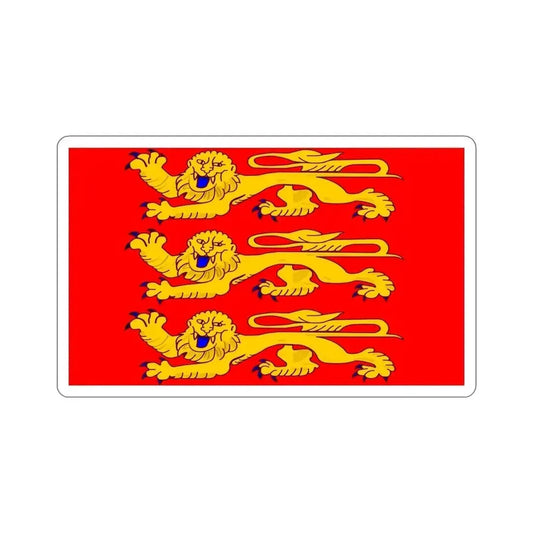 Flag of Upper Normandy France STICKER Vinyl Die-Cut Decal 6 Inch - The Sticker Space