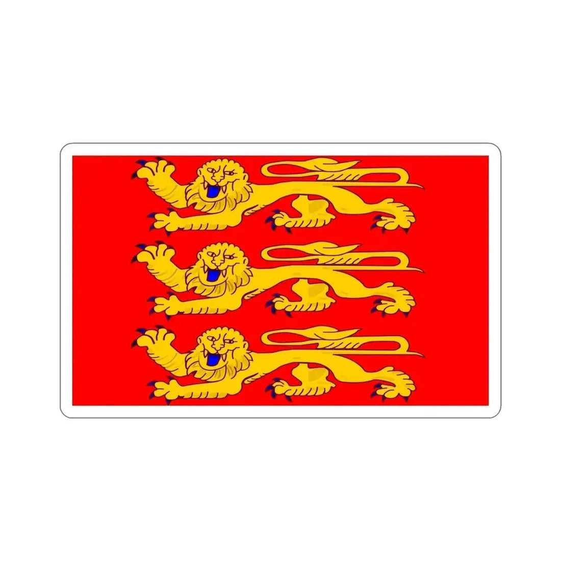 Flag of Upper Normandy France STICKER Vinyl Die-Cut Decal - The Sticker Space