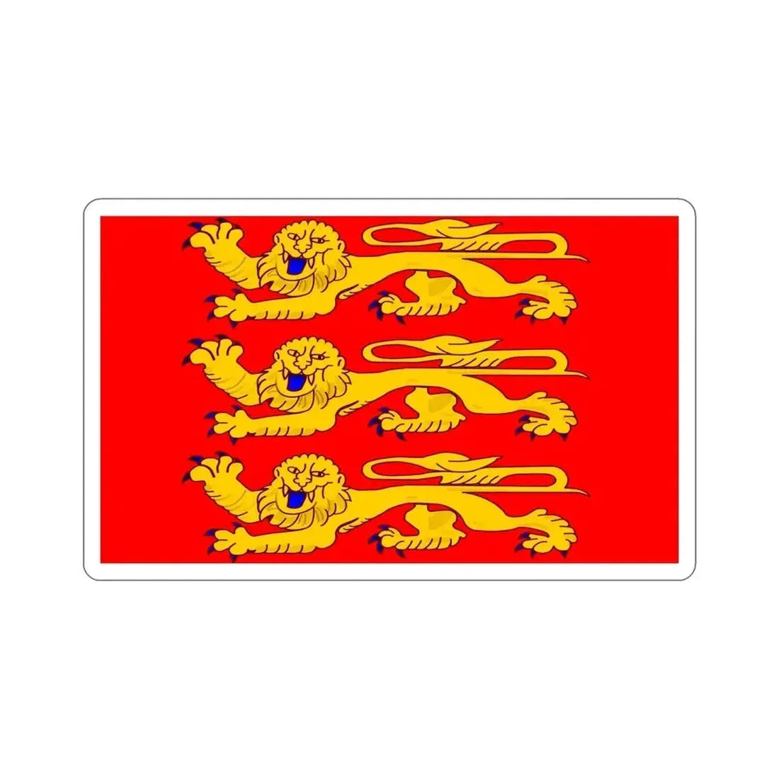 Flag of Upper Normandy France STICKER Vinyl Die-Cut Decal - The Sticker Space