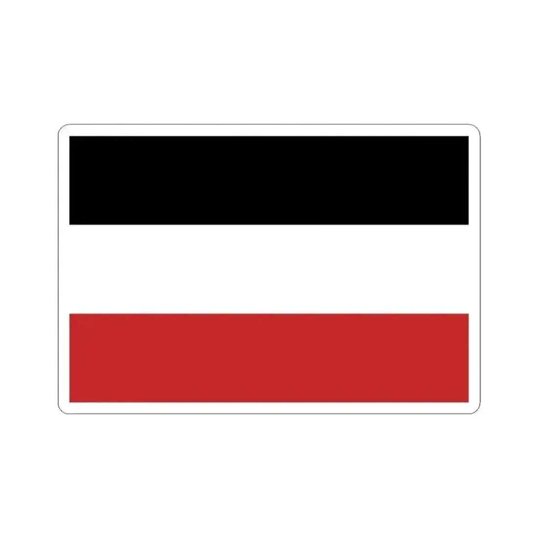 Flag of Upper Volta (Burkina Faso) STICKER Vinyl Kiss-Cut Decal 3 Inch White - The Sticker Space