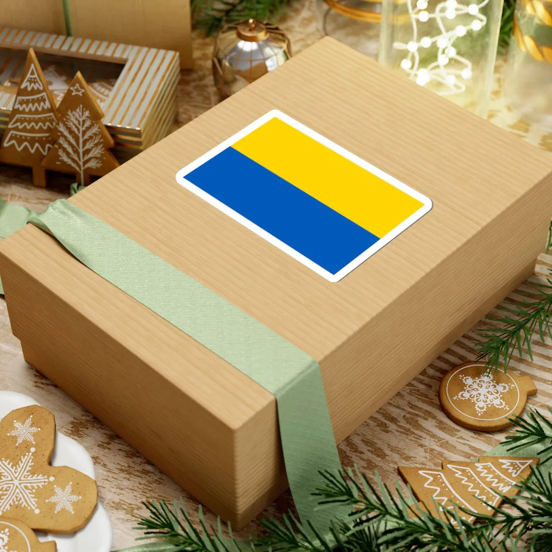 Flag of UPR (Ukraine) STICKER Vinyl Kiss-Cut Decal - The Sticker Space