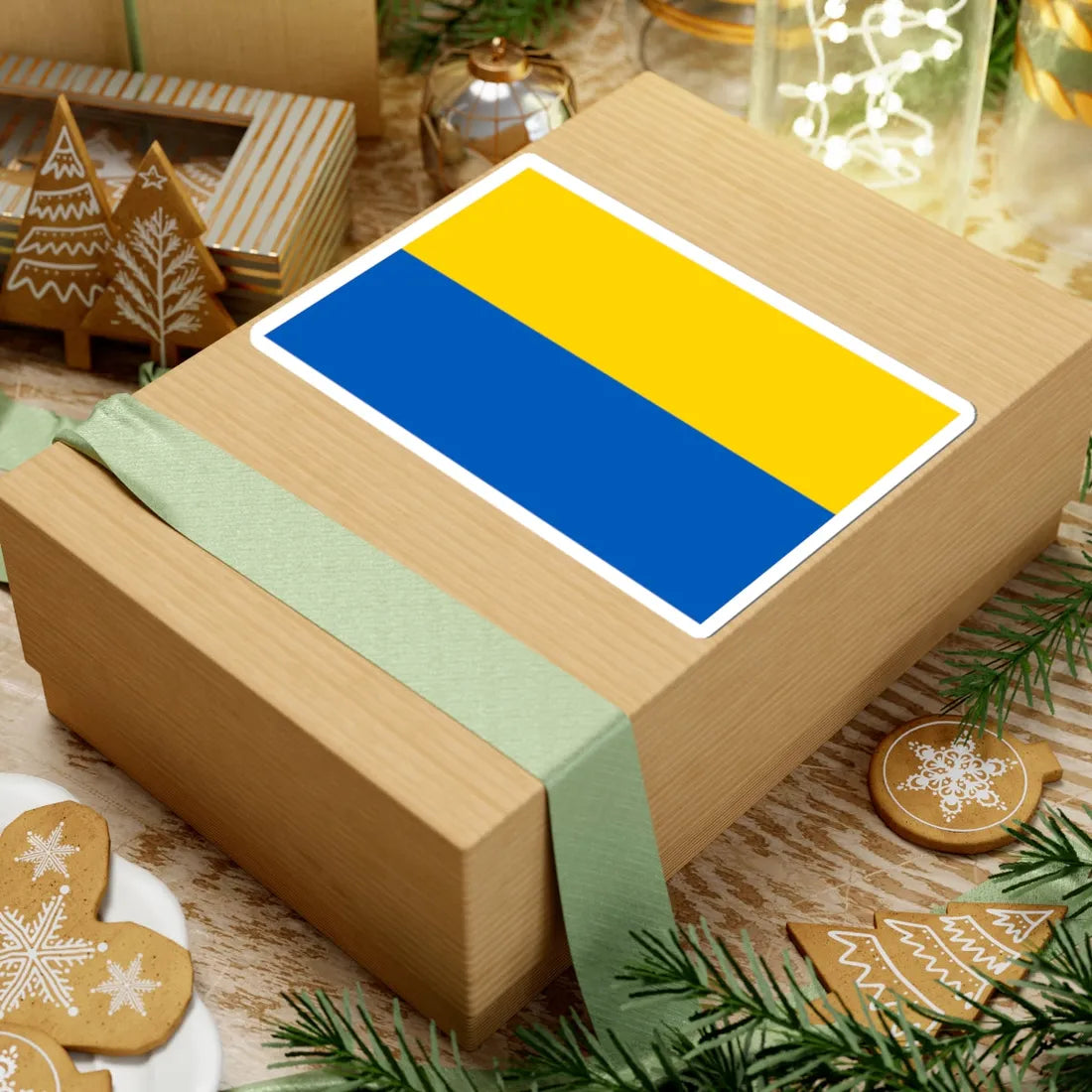 Flag of UPR (Ukraine) STICKER Vinyl Kiss-Cut Decal - The Sticker Space