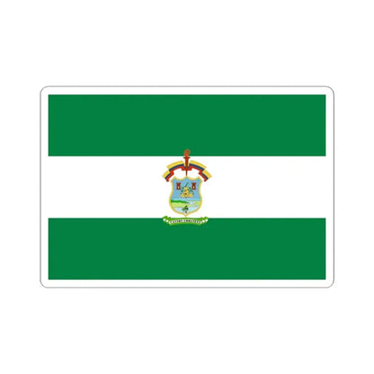 Flag of Urdaneta (Ecuador) STICKER Vinyl Kiss-Cut Decal 4 Inch White - The Sticker Space