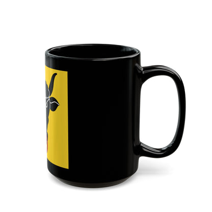 Flag of Uri Switzerland - Black Coffee Mug-The Sticker Space