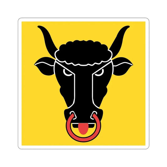 Flag of Uri Switzerland STICKER Vinyl Die-Cut Decal 6 Inch - The Sticker Space