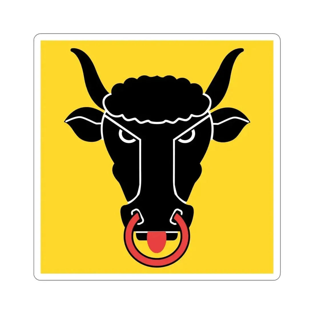 Flag of Uri Switzerland STICKER Vinyl Die-Cut Decal - The Sticker Space