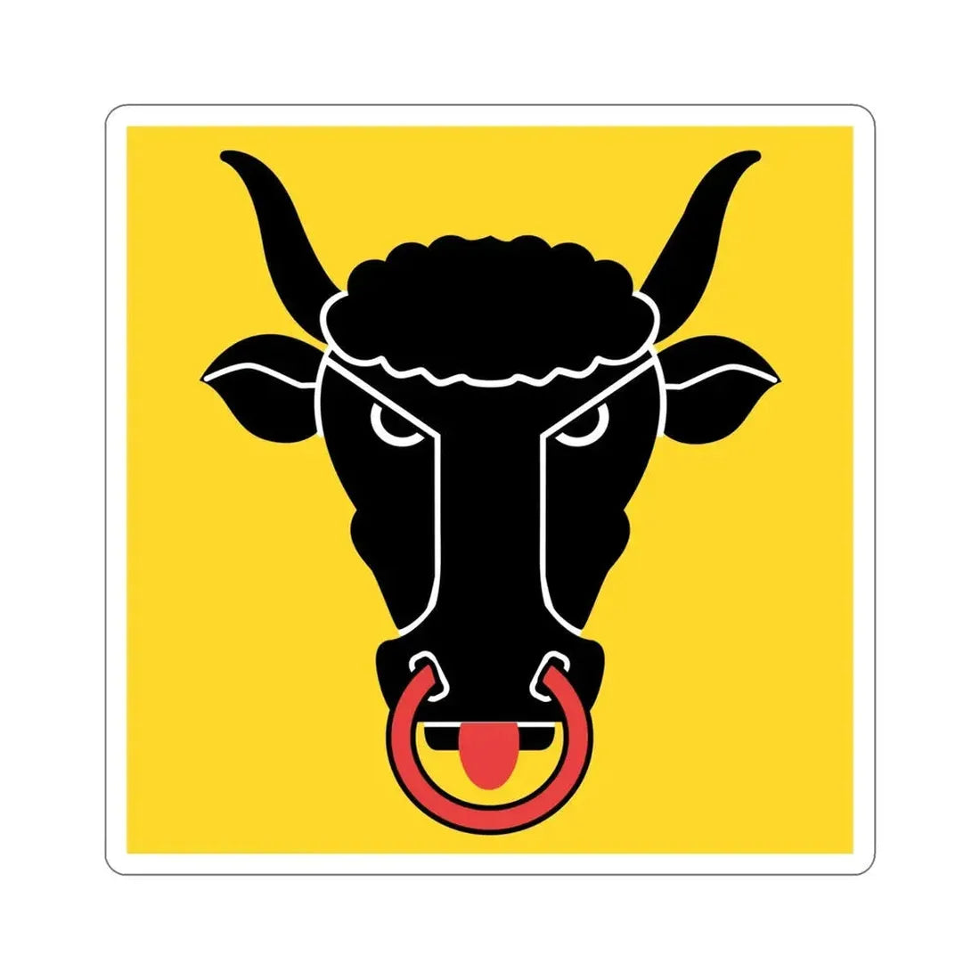 Flag of Uri Switzerland STICKER Vinyl Die-Cut Decal - The Sticker Space