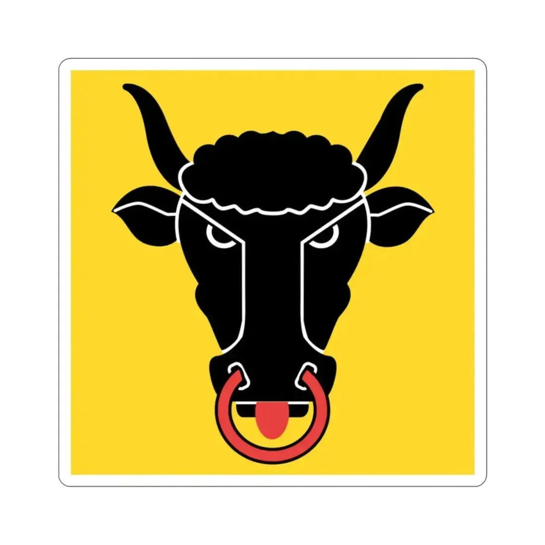 Flag of Uri Switzerland STICKER Vinyl Die-Cut Decal - The Sticker Space